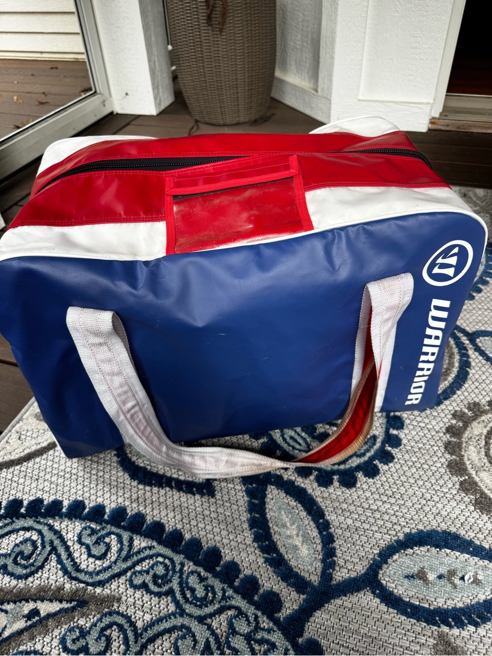 Warrior Pro Poly-Vinyl Heavy Duty Hockey Equipment Gear Bag/Travel Duffle